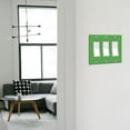 thumbnail image 6 of WIRESTER 3-Gang Decorator Light Switch Plate/Wall Plate Cover, Solid Green, 6 of 6
