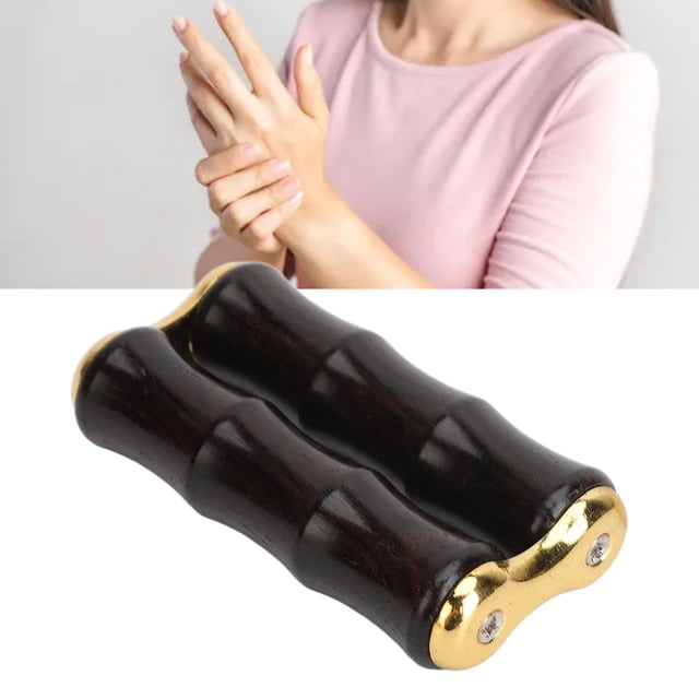 Rouleau de Décompression à Mains en Bois, Antidérapant Réduit la Pression Rouleau de Décompression pour Jambes