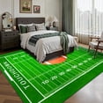 thumbnail image 3 of Football Area Rug 8x10ft, Machine Washable, Non-Slip Bottom, Foldable & Easy to Store, Easy-Care Sports Carpet for Living Room Bedroom Kids Room, 3 of 8
