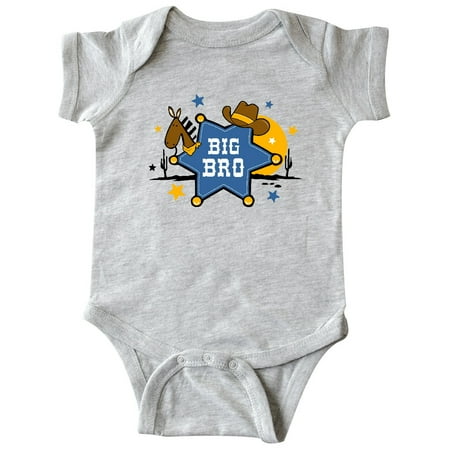 

Inktastic Cowboy Big Bro Gift Baby Boy Bodysuit