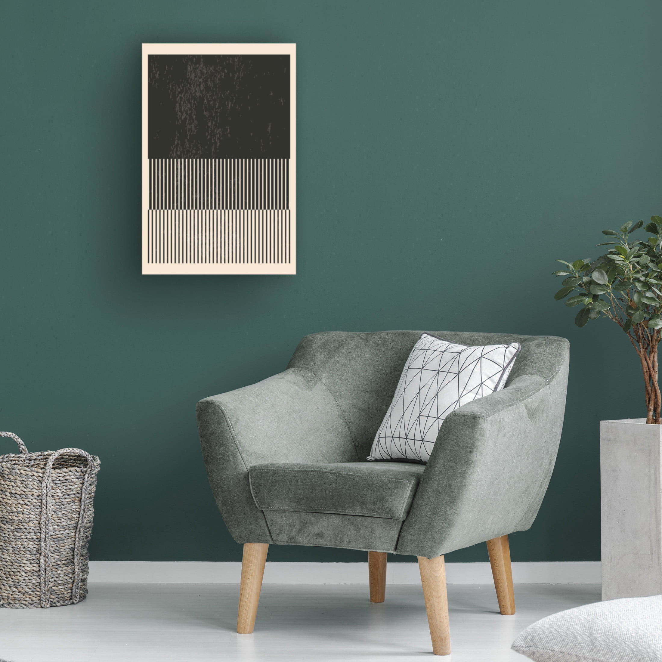 Trademark Fine Art jay stanley Black and White Minimal Series 3 Canvas Wall Art
