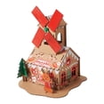 thumbnail image 1 of DIY Christmas Houses Christmas s Kits Room Table Decor Handmade Paper Style F, 1 of 9