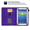 thumbnail image 2 of Universal Case for 9.6-10.5 inch Tablet, GSFY Stand Folio Protective Cover for 9.6/9.7/10/10.1/10.2/10.5 inch Touchscreen Tablet with Multiple Viewing Angles Document Card Pocket - Purple Blocks, 2 of 7