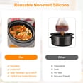 thumbnail image 3 of Gotydi Silicone Slow Cooker Liner for 7-8QT Pot  with Handle Reusable Leakproof Heat Resistant Dishwasher Safe  Cooking Liner for Kitchen Cooking, 3 of 7