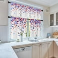 thumbnail image 2 of 4th of July Decorations Kitchen Curtains Blue and Red Stars Window Curtains and Valances Set 36 Inch, Independence Day Short Tier Curtain for Kitchen, American Holiday Small Kitchen Decor, 2 of 6