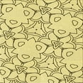 thumbnail image 1 of Ahgly Company Tapis d'Intérieur Lavable en Machine Carré Caramel Brun, 5 Pieds Carré, 1 of 7