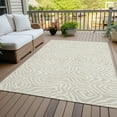 thumbnail image 6 of Addison Rugs Chantille Indoor/Outdoor Transitional Swirls Beige Washable Rectangle Rug, 8' x 10', 6 of 6
