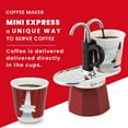 thumbnail image 5 of Bialetti Mini Express Magrite Coffee Maker with 2 Espresso Cups, 5 of 9
