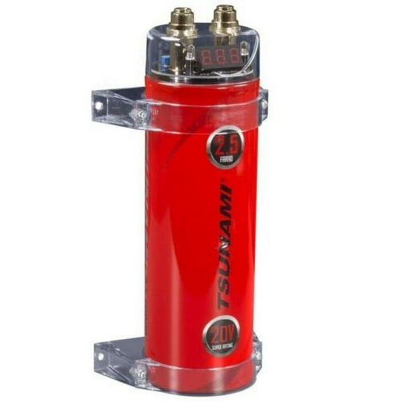 Tsunami TCAP1PB 2.5 Amp Farad Capacitor 20V Surge Rating Gold Plated Terminal