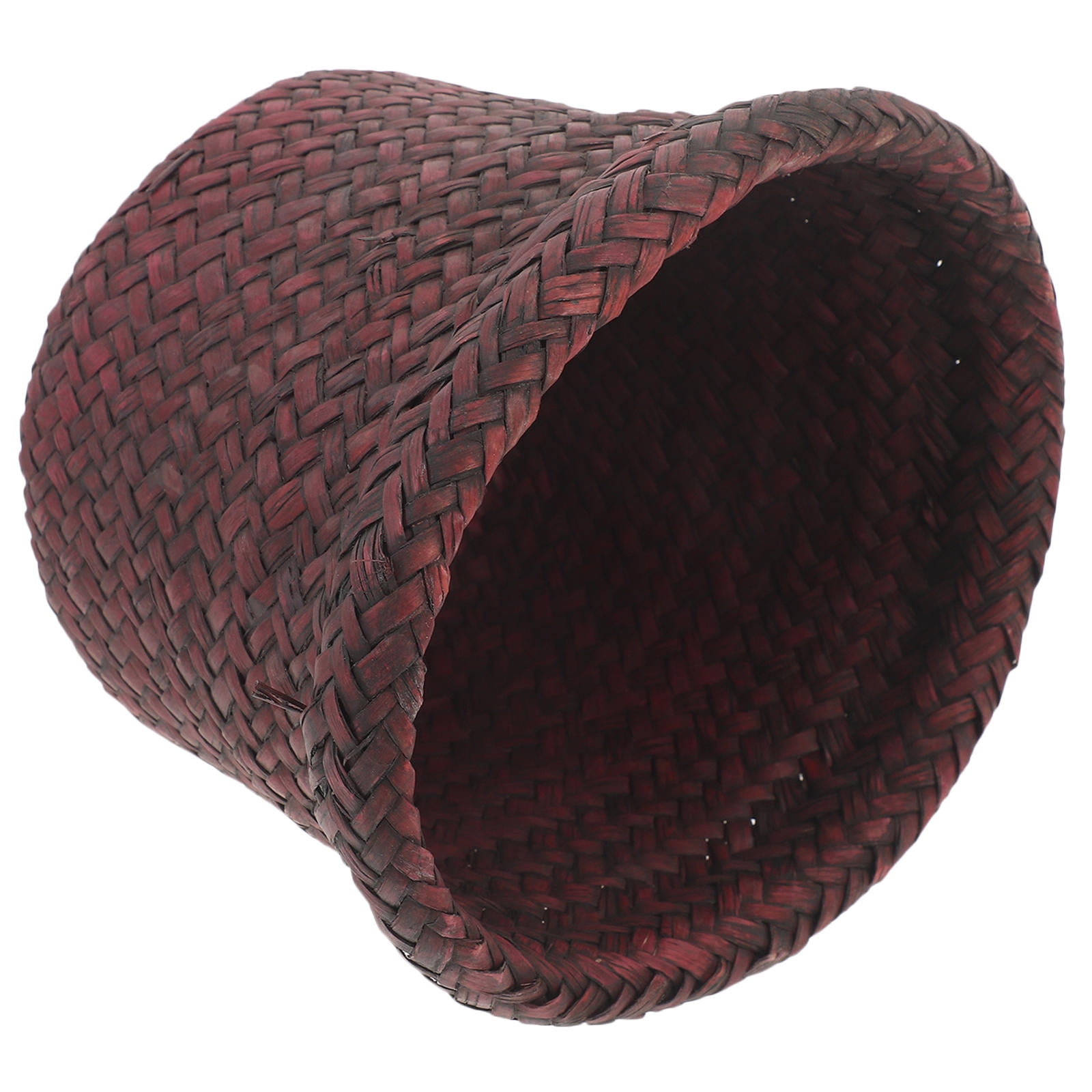 SILENRADAWN Decorative Woven Flowerpot Coffee Seaweed Natural Home Decor
