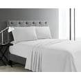 thumbnail image 1 of Swift Home Basic 4-Piece King Size Sheet Set, Ultra Soft, Deep Pocket, Easy Care Bedding Set, White, 1 of 7
