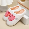 thumbnail image 5 of Wovix Slippers Heart Slippers for Women Valentine's Day 2026 Indoor Outdoor Shoes Convenient Soft Lightweight Basic Soft House Shoes Pink 40-41, 5 of 6