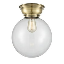 Innovations 623-1F-AB-G202-10 X-Large Beacon 1 Light 12 inch Flush Mount, Antique Brass