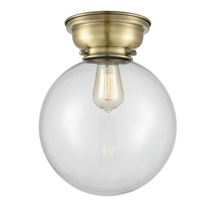 Innovations 623-1F-AB-G202-10 X-Large Beacon 1 Light 12 inch Flush Mount, Antique Brass