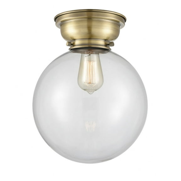 Innovations 623-1F-AB-G202-10 X-Large Beacon 1 Light 12 inch Flush Mount, Antique Brass