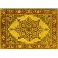 thumbnail image 1 of Ahgly Company Indoor Rectangle Oriental Yellow Industrial Area Rugs, 2' x 4', 1 of 4