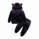 thumbnail image 2 of Ropa Para Niñas Pequeñas, Conjunto Para Niños Pequeños, Otoño Invierno, Ala De Terciopelo Dorado, Jersey Con Capucha, Top De Manga Larga, Pantalones Informales, Traje Negro Odeerbi LM103-7096, 2 of 9