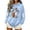 A-Light Blue239, variant on Womens Halloween Zip Up Hoodies Graphic Fleece Hooded Sweatshirts Long Sleeve Ghost Print Hooded Jackets With Pockets