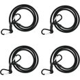 thumbnail image 1 of 4 correas de trinquete, cuerda elástica de arena de 1 m, cuerda elástica con gancho negro, soporte para portaequipajes de seguridad para acampar, 1 of 5