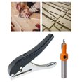 thumbnail image 6 of Manual Edge Band Puncher Plier 8mm Hole Punching Pliers Single Round Hole Pliers Adjustable Professional for Labels Paper Cards Art Project B, 6 of 8