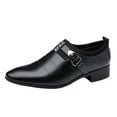thumbnail image 6 of Mepaouo Men's Casual Dress Shoes Leather Formal Derby Oxfords Lightweight Slip on Loafer Shoes for Men, 6 of 7