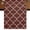 Brown, variant on Brown Moroccan Burlap Cotton Table Runner 13x48 Inches Long, Morocco Abstract Quatrefoil Geometric Farmhouse Table Runners, Outdoor Dining Tablecloths Decor for Baby Shower/Party/Wedding