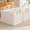 Beige(Cool Silky Fabric), variant on Extra Large Fabric Storage Bins for Shelves, Jumbo Closet Storage Baskets with Metal Frame and Handles, Black and White, 2-Pack
