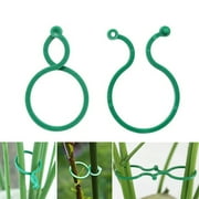 Plant Vegetable Holder Vine Support Greenhouse Farm Fruit Garden Tools Reusable 50pcs Hook PE Grafting Fastener Buckle