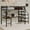 Black, variant on Morufur Twin Loft Bed with L-shaped Desk and Storage Space for Bedroom, Heavy Duty Metal Bed with Stairs, Continuous Belt Railing, No Spring Box Needed, White