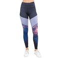 thumbnail image 2 of Women's Printed Pocket Activewear Leggings - Majestic Mountains Print, S, 2 of 5