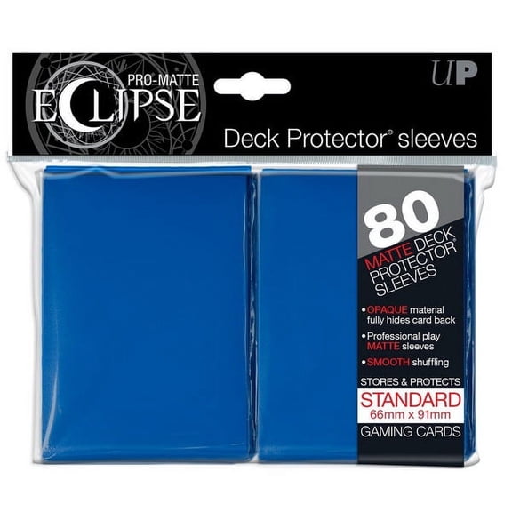 Ultra PRO: Standard 80ct Sleeves - PRO-Matte Eclipse (Blue)