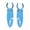 Blue, variant on VMWMSSR No Drill Sup Paddle Holder Clips, Universal Paddle Secure Storage Clamps, Snap On Bungee Cord Paddle Lock For Stand Up Paddleboard Surfing(Black-4.53")
