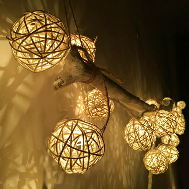 Lantern String Lights,16.4ft-20 Ul Listed Lantern Lights For