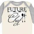 thumbnail image 4 of Inktastic Future Chef with Silverware and Hat Boys or Girls Long Sleeve Baby Bodysuit, 4 of 5
