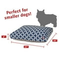 thumbnail image 3 of Majestic Pet | Links Shredded Memory Foam Rectangle Pet Bed For Dogs, Removable Cover, Navy Blue, Small, 3 of 6