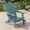 Lake Blue, variant on ACEGOSES Foldable Outdoor Adirondack Chair with Cup Holder,Weather Resistant HDPE Plastic for Patio, Fire Pit, Deck, White