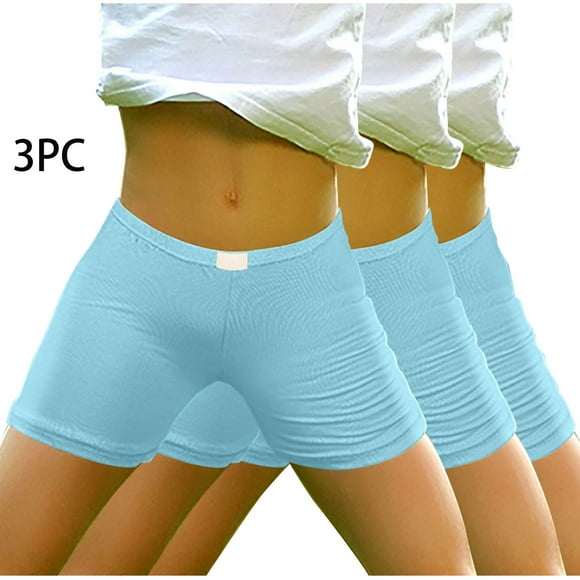Odeerbi 3-14 Años Niñas 3 Pcs Algodón Pantalones Cortos Verano Seguridad Bajo Vestido Slip Pantalones Cortos Encaje Yoga Danza Pantalones Cortos Cintura Elástica