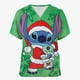 thumbnail image 3 of Uniforme de enfermera de hospital con cuello en V para mujer de Lilo&Stitch, ropa de Disney, regalo de Navidad, camiseta con bolsillo, uniforme, 3 of 4