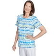 thumbnail image 3 of Alfred Dunner Womens Tie Dye Chicklet Tee, 3 of 4