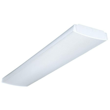 Lithonia Lighting Ceiling Mounted Lighting 2-Light High Output Multi-Volt T5 Fluorescent White Wraparound LB 2 54T5HO MVOLT MVPS