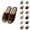 Coffee, variant on Fluffy Slippers for Women Soft Cozy Plush Indoor Slides Men's And Women's Summer Thick Soled Indoor Non Leisure Bathroom Soft Soled Slippers