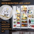 thumbnail image 3 of WR55X11132 WR55X25754 Luz de Refrigerador, Reemplazo del Conjunto LED Refrigerador Wr55x30602 Wr55x26486 10 Piezas, 3 of 5