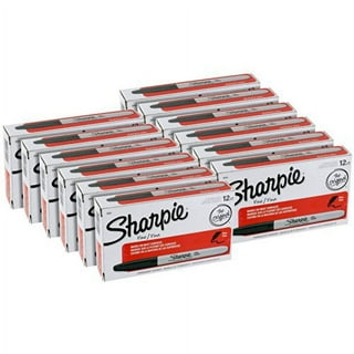 Sharpie Ultra Fine Point Permanent Markers, Black, Pack of 12