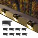 thumbnail image 1 of Wireless Solar Outdoor Lights, 8-Pack, Black, Energy-Efficient, 1 of 4