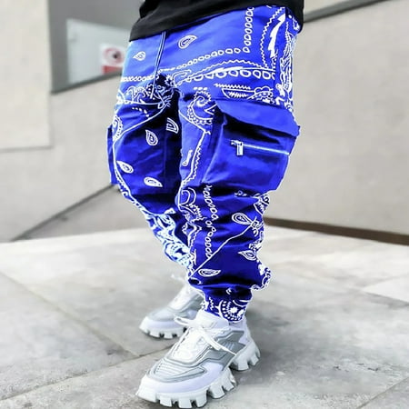 

Warehouse Sale Clearance Juebong Men s Loose Overalls Trousers Night Reflective Casual Street