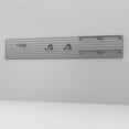 thumbnail image 3 of RST Brands Flow Wall 8 PC Plastic Slatwall Shelf Hook Storage Set - Silver., 3 of 7