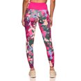 thumbnail image 3 of Reebok Women’s Printed Evolution High Rise 7/8 Leggings with Side Pockets, Sizes XS-XXXL, 3 of 8