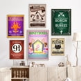 thumbnail image 4 of Póster de ilustración de película de mago clásico, pintura en lienzo, imágenes de arte de pared de la escuela de magia de Harry Potter, decoración del hogar para habitación de niños, regalo, 4 of 5