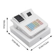 thumbnail image 2 of Electronic Cash Register Pos System Supermarket Bar Retail Shop with Cash Drawer White, 2 of 16