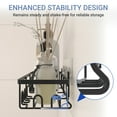 thumbnail image 3 of Shower Caddy 6 Pack, Adhesive Shower Shelf Rack with Soap Holder, Large Capacity Bathroom Organizers and Storage, No Drilling Wall-Mounted Bathroom & Kitchen Storage, 3 of 7